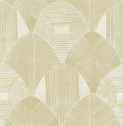 A-Street Prints Westport Coffee Geometric Wallpaper, 20.5-in by 33-ft