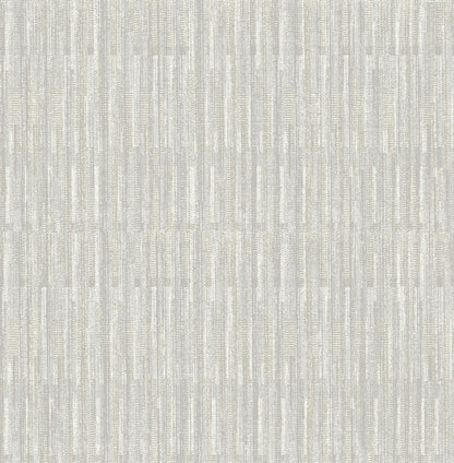 A-Street Prints Brixton Light Grey Grey Texture Wallpaper, 20.5-in by 33-ft