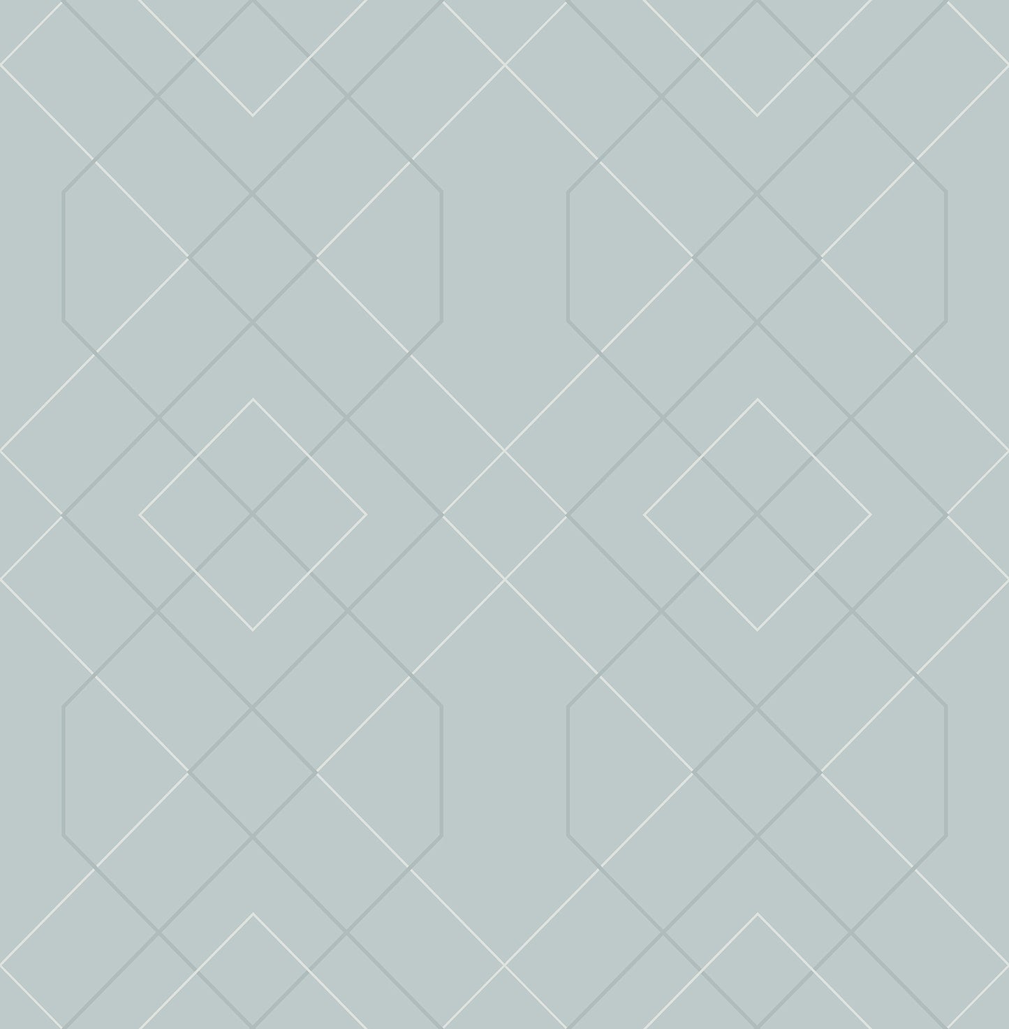 A-Street Prints Ballard Light Blue Geometric Wallpaper, 20.5-in by 33-ft