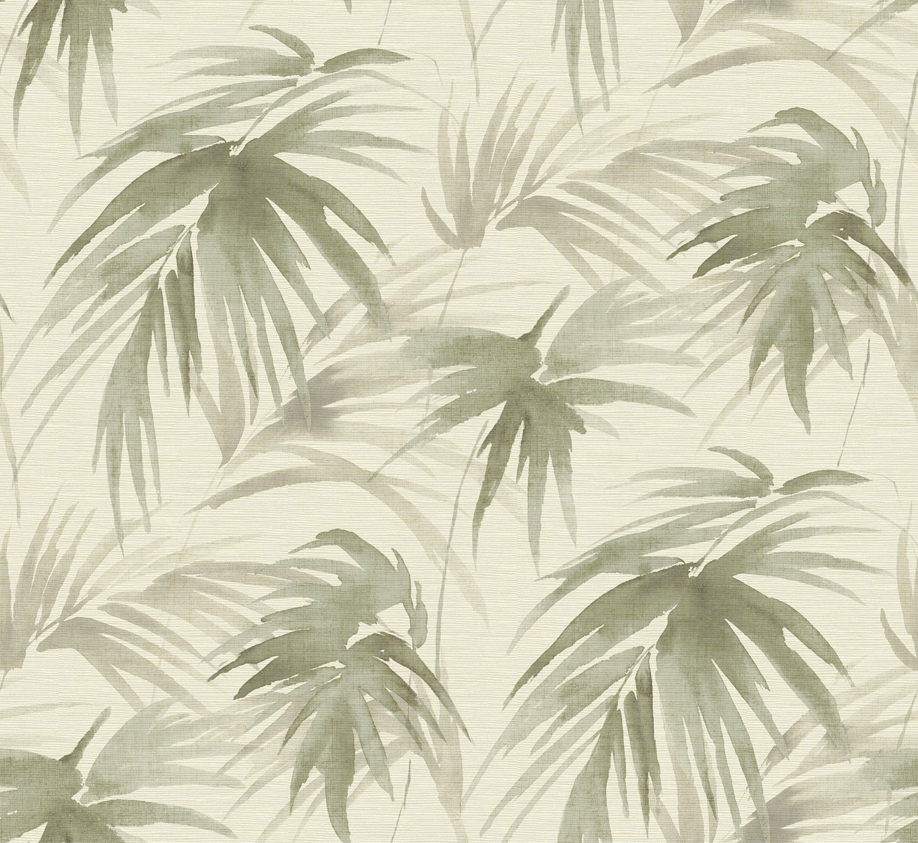 A-Street Prints Darlana Sage Grasscloth Wallpaper, 34-in by 24-ft