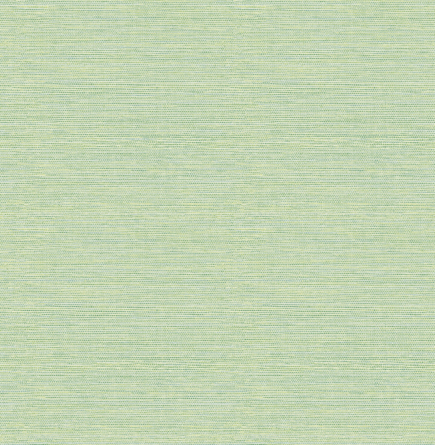 A-Street Prints Agave Green Imitation Grasscloth Wallpaper, 20.5-in by 33-ft