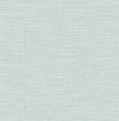 A-Street Prints Exhale Blue Woven Texture Wallpaper, 20.5-in by 33-ft