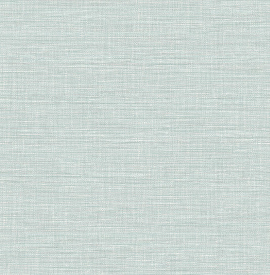 A-Street Prints Exhale Blue Woven Texture Wallpaper, 20.5-in by 33-ft