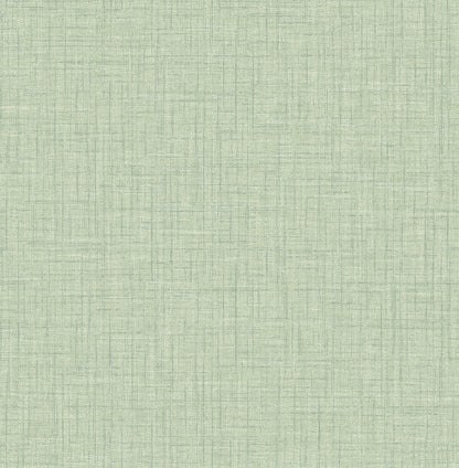 A-Street Prints Jocelyn Green Faux Fabric Wallpaper, 20.5-in by 33-ft