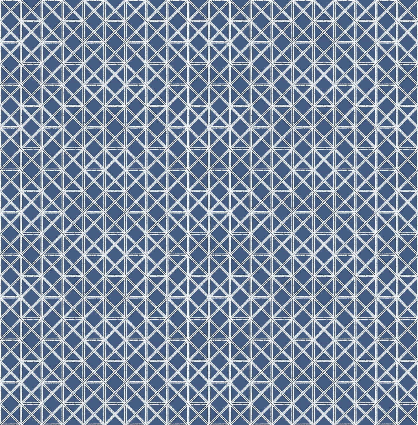 A-Street Prints Lisbeth Navy Geometric Lattice Wallpaper, 20.5-in by 33-ft