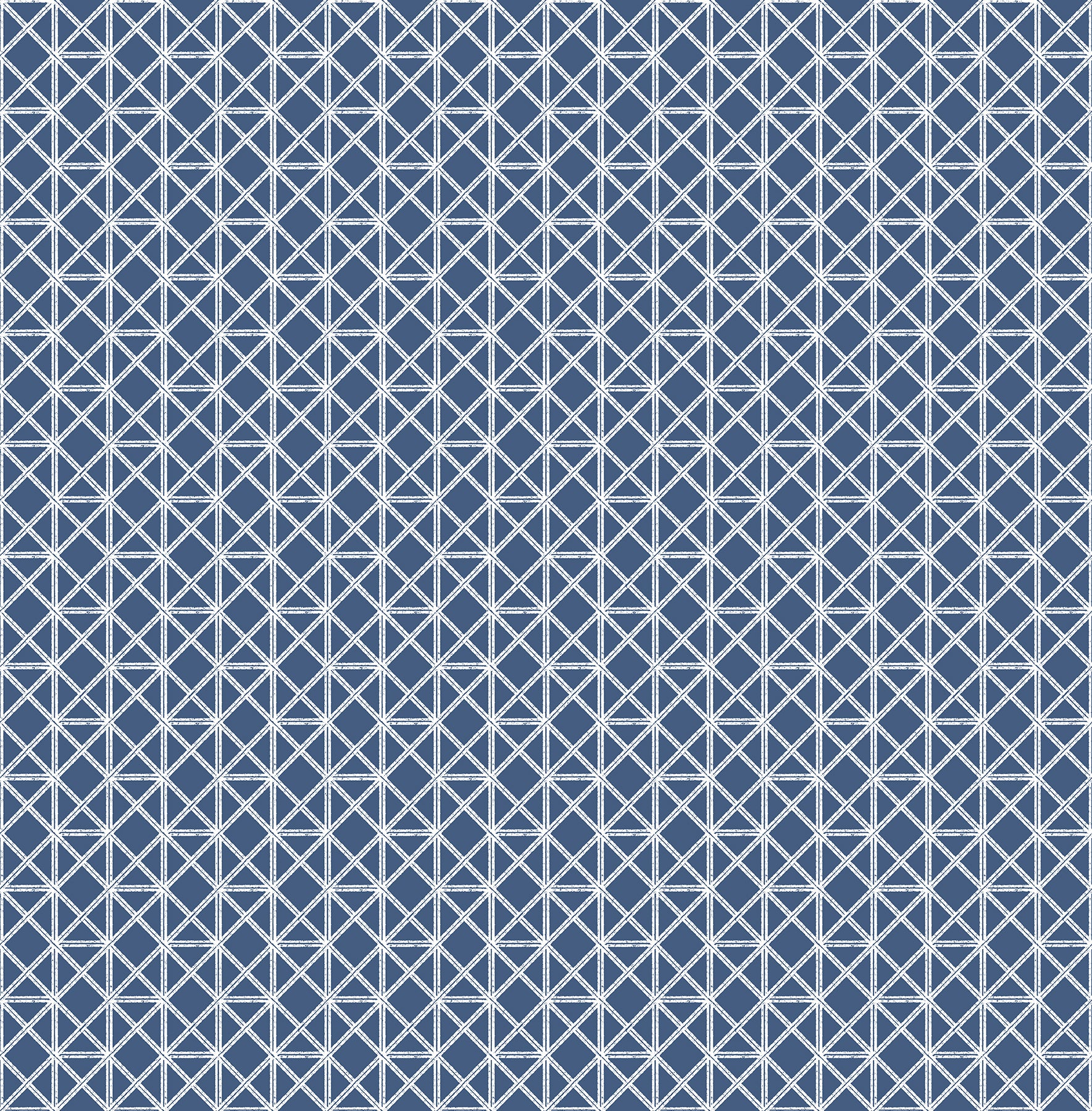 A-Street Prints Lisbeth Navy Geometric Lattice Wallpaper, 20.5-in by 33-ft