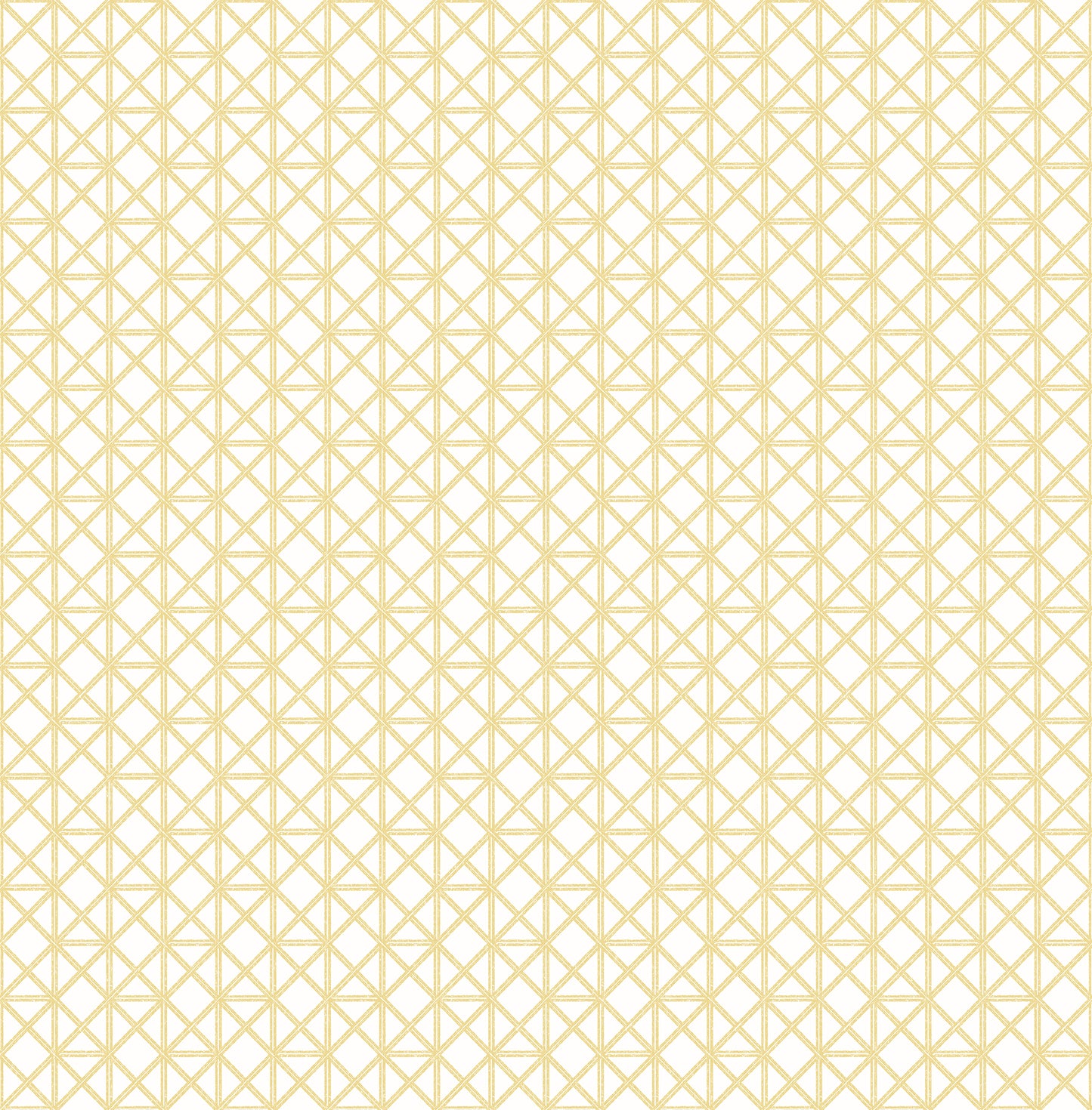 A-Street Prints Lisbeth Yellow Geometric Lattice Wallpaper, 20.5-in by 33-ft