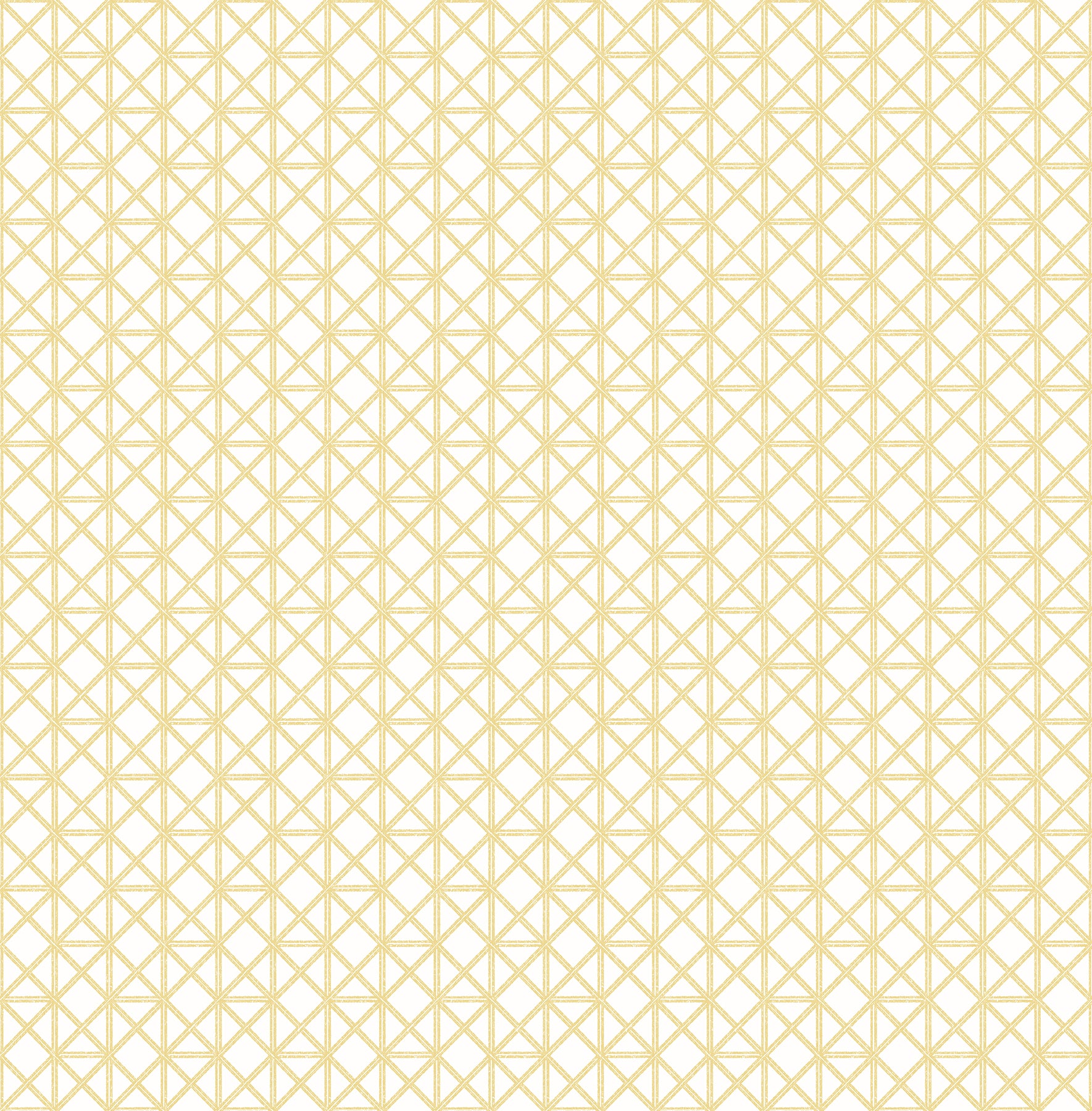 A-Street Prints Lisbeth Yellow Geometric Lattice Wallpaper, 20.5-in by 33-ft