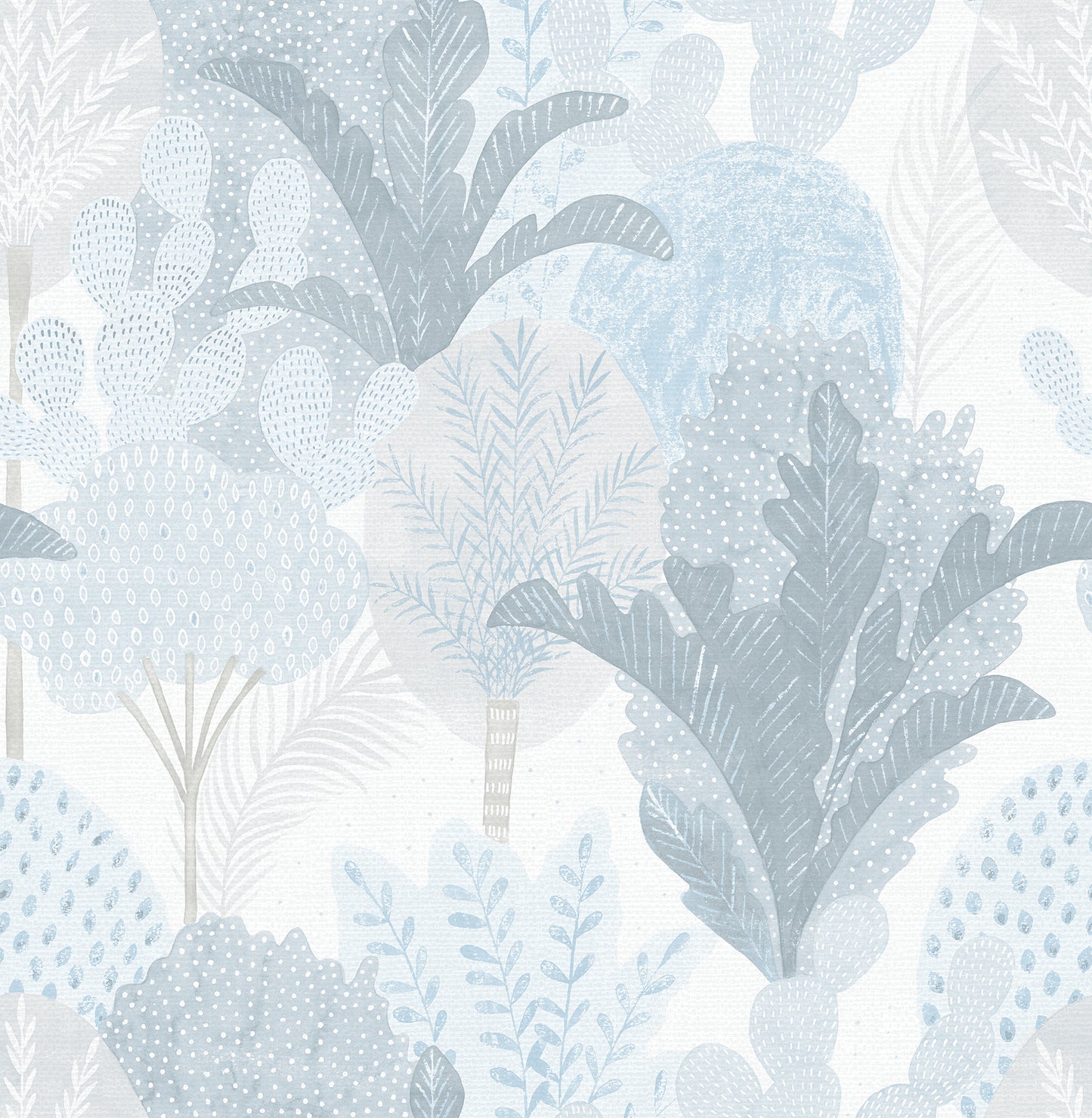 A-Street Prints Ari Blue Desert Oasis Wallpaper, 20.5-in by 33-ft