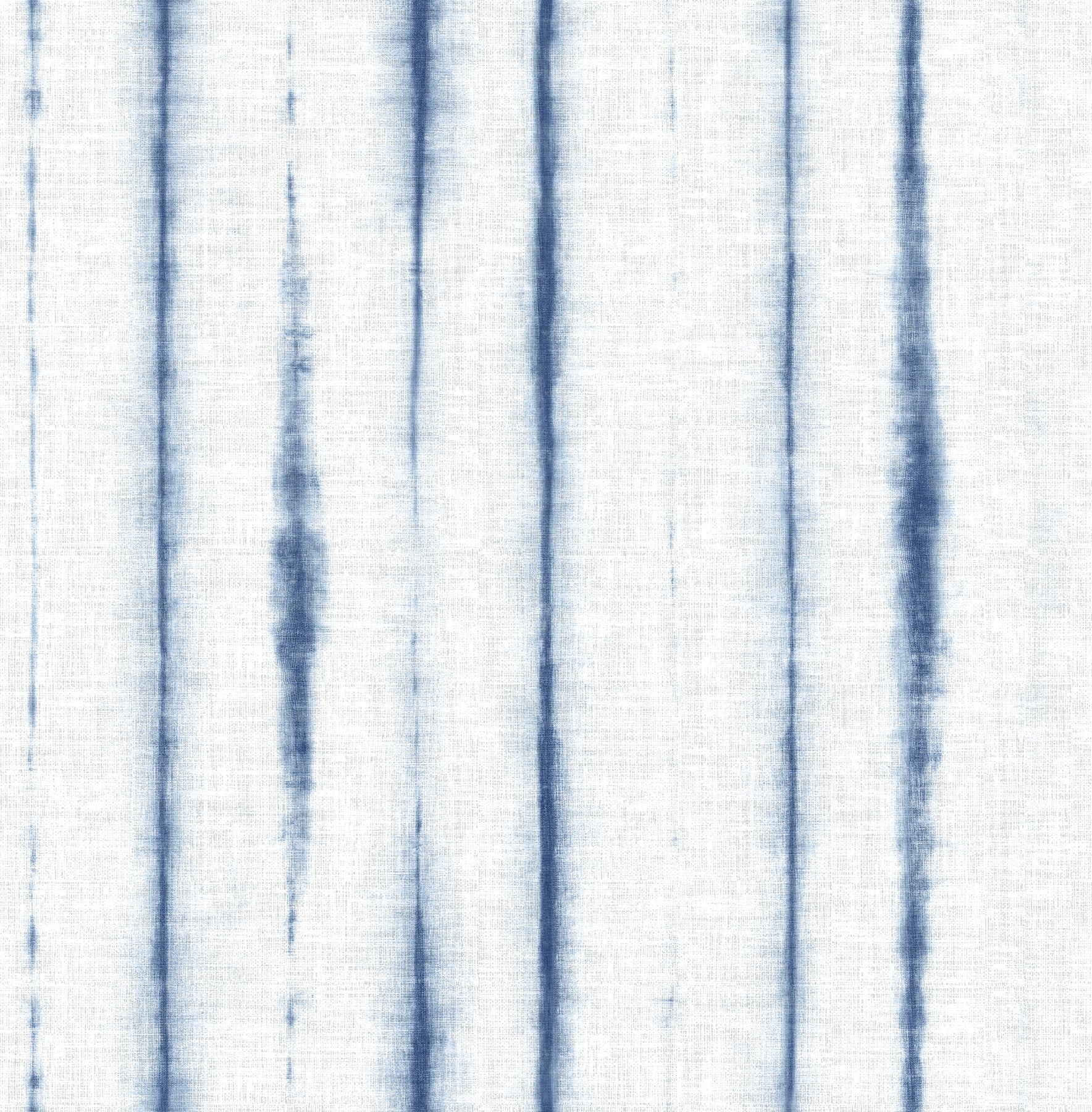 A-Street Prints Orleans Blue Shibori Faux Linen Wallpaper, 20.5-in by 33-ft