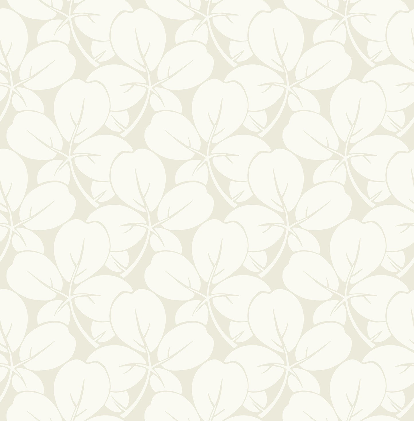 A-Street Prints Robert Off White Clover Wallpaper, 20.5-in by 33-ft