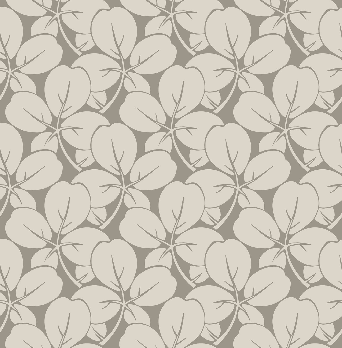 A-Street Prints Robert Grey Clover Wallpaper, 20.5-in by 33-ft