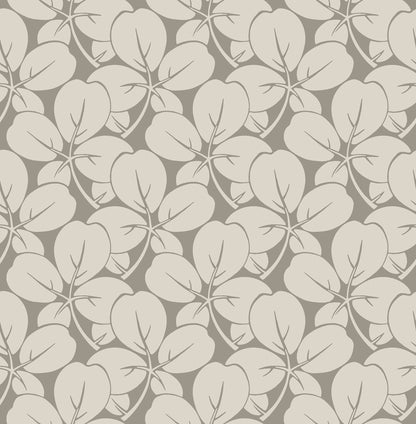 A-Street Prints Robert Grey Clover Wallpaper, 20.5-in by 33-ft