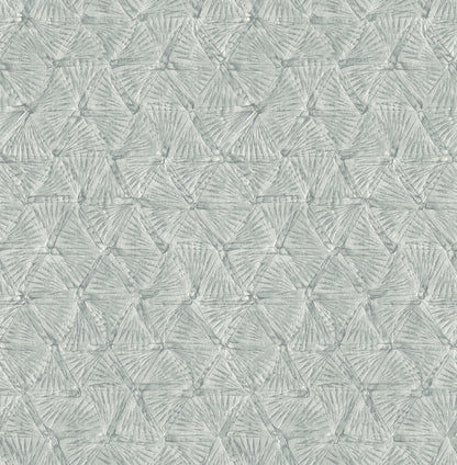 A-Street Prints Wright Slate Textured Triangle Wallpaper, 20.5-in by 33-ft