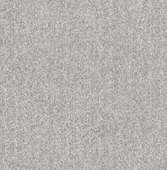 A-Street Prints Ashbee Dark Grey Tweed Wallpaper, 20.5-in by 33-ft