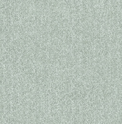 A-Street Prints Ashbee Green Tweed Wallpaper, 20.5-in by 33-ft