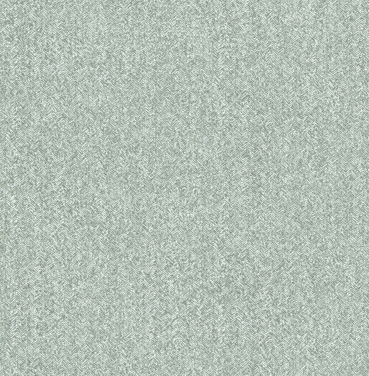 A-Street Prints Ashbee Green Tweed Wallpaper, 20.5-in by 33-ft