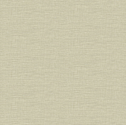 A-Street Prints Lela Neutral Faux Linen Wallpaper, 27-in by 27-ft