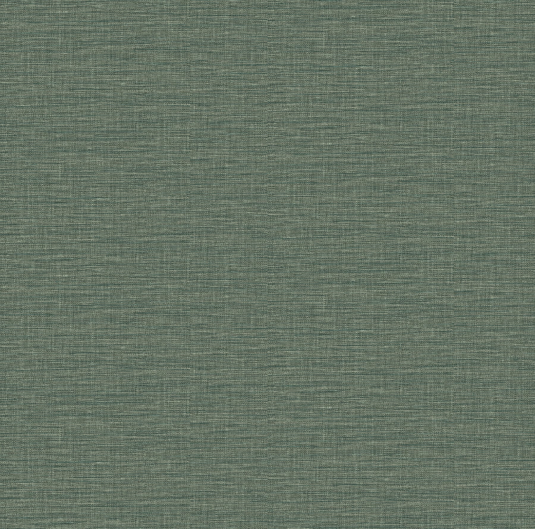 A-Street Prints Lela Green Faux Linen Wallpaper, 27-in by 27-ft