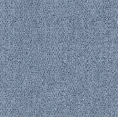 A-Street Prints Sydney Navy Faux Linen Wallpaper, 27-in by 27-ft