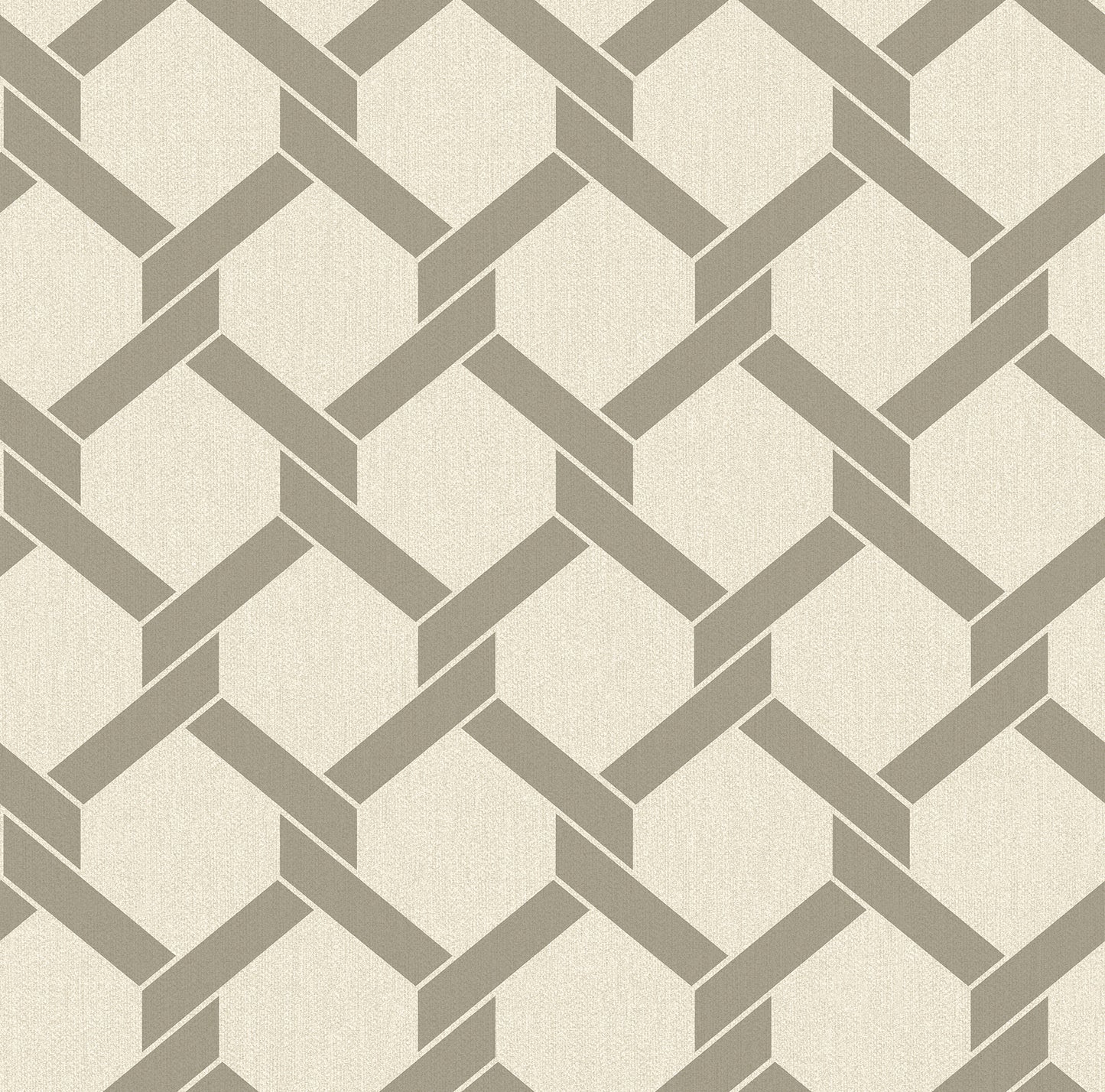 A-Street Prints Payton Grey Hexagon Trellis Wallpaper, 27-in by 27-ft