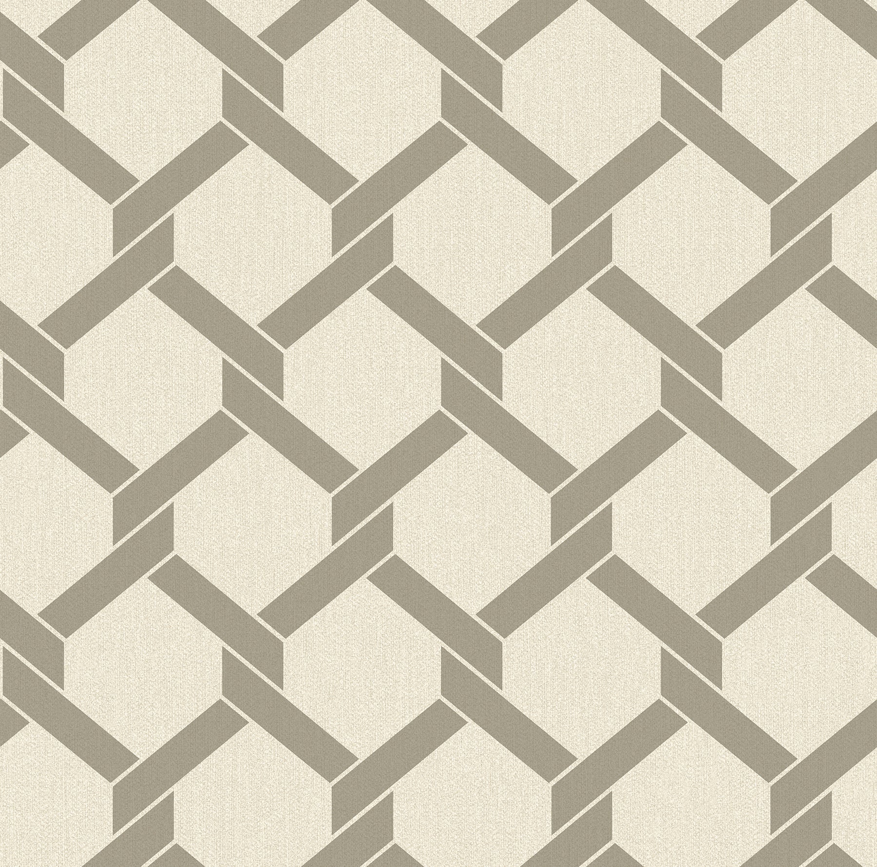 A-Street Prints Payton Grey Hexagon Trellis Wallpaper, 27-in by 27-ft