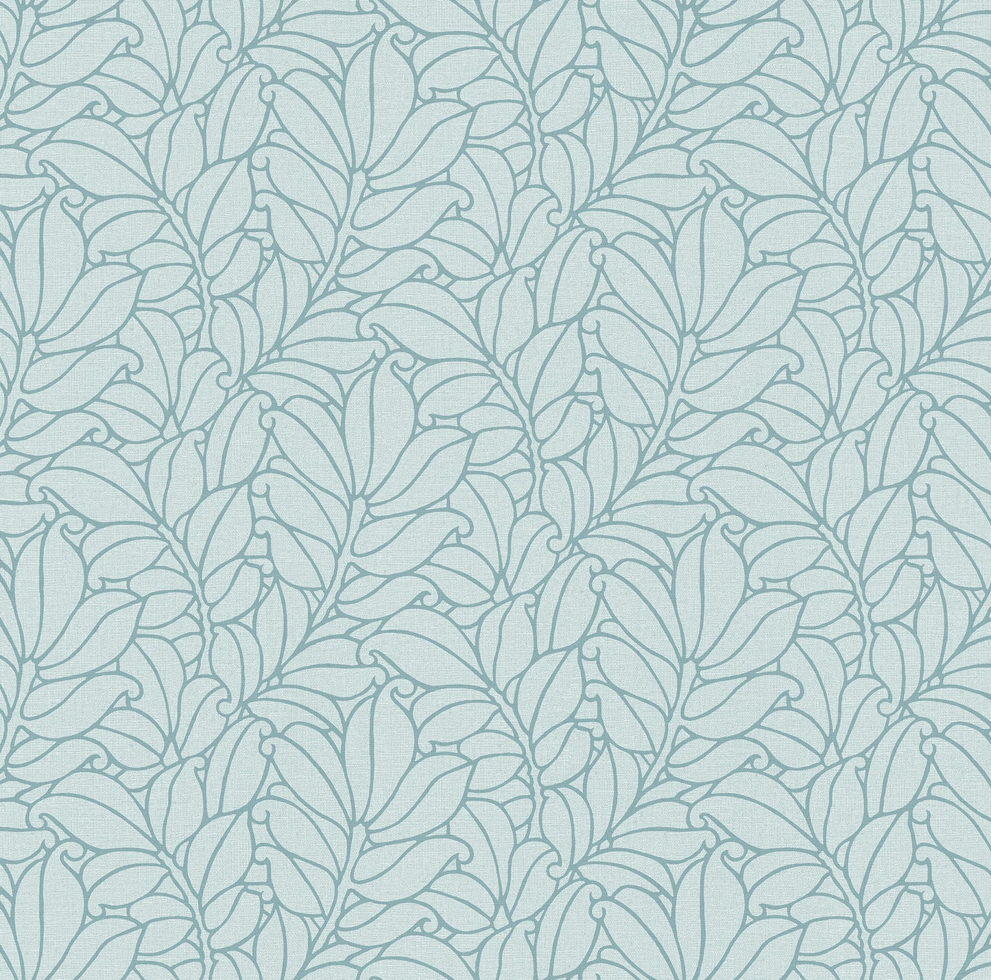 A-Street Prints Coraline Teal Leaf Wallpaper, 27-in by 27-ft