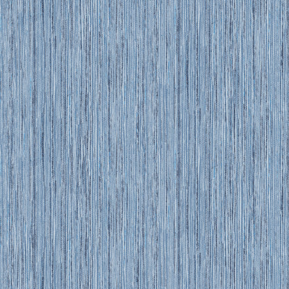 A-Street Prints Justina Indigo Faux Grasscloth Wallpaper, 27-in by 27-ft