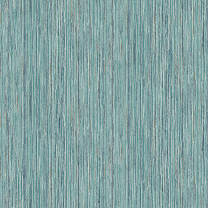 A-Street Prints Justina Teal Faux Grasscloth Wallpaper, 27-in by 27-ft