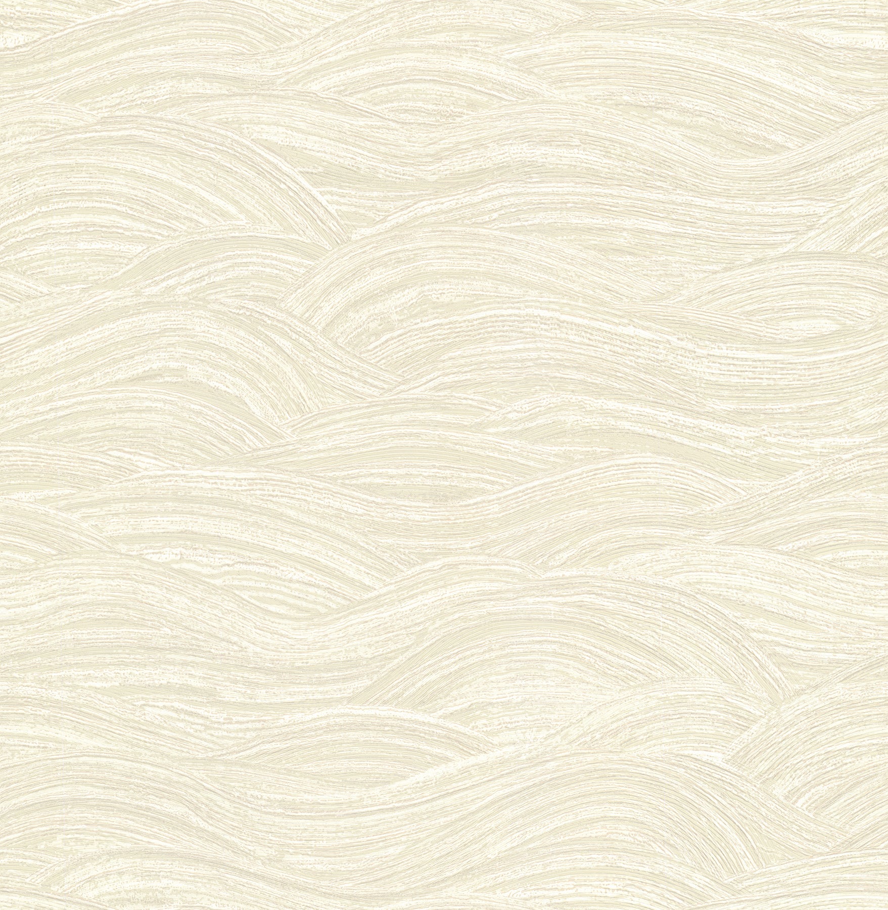 A-Street Prints Leith Cream Zen Waves Wallpaper, 20.9-in by 33-ft