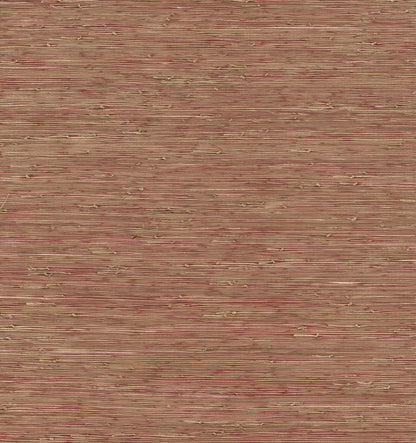 A-Street Prints Shuang Raspberry Handmade Grasscloth Wallpaper, 36-in by 24-ft