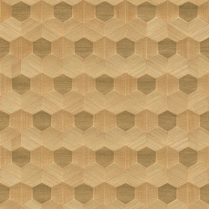 A-Street Prints Linzhi Copper Sisal Grasscloth Wallpaper, 35.8-in by 24-ft