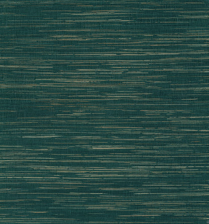 A-Street Prints Kira Teal Hemp Grasscloth Wallpaper, 36-in by 24-ft