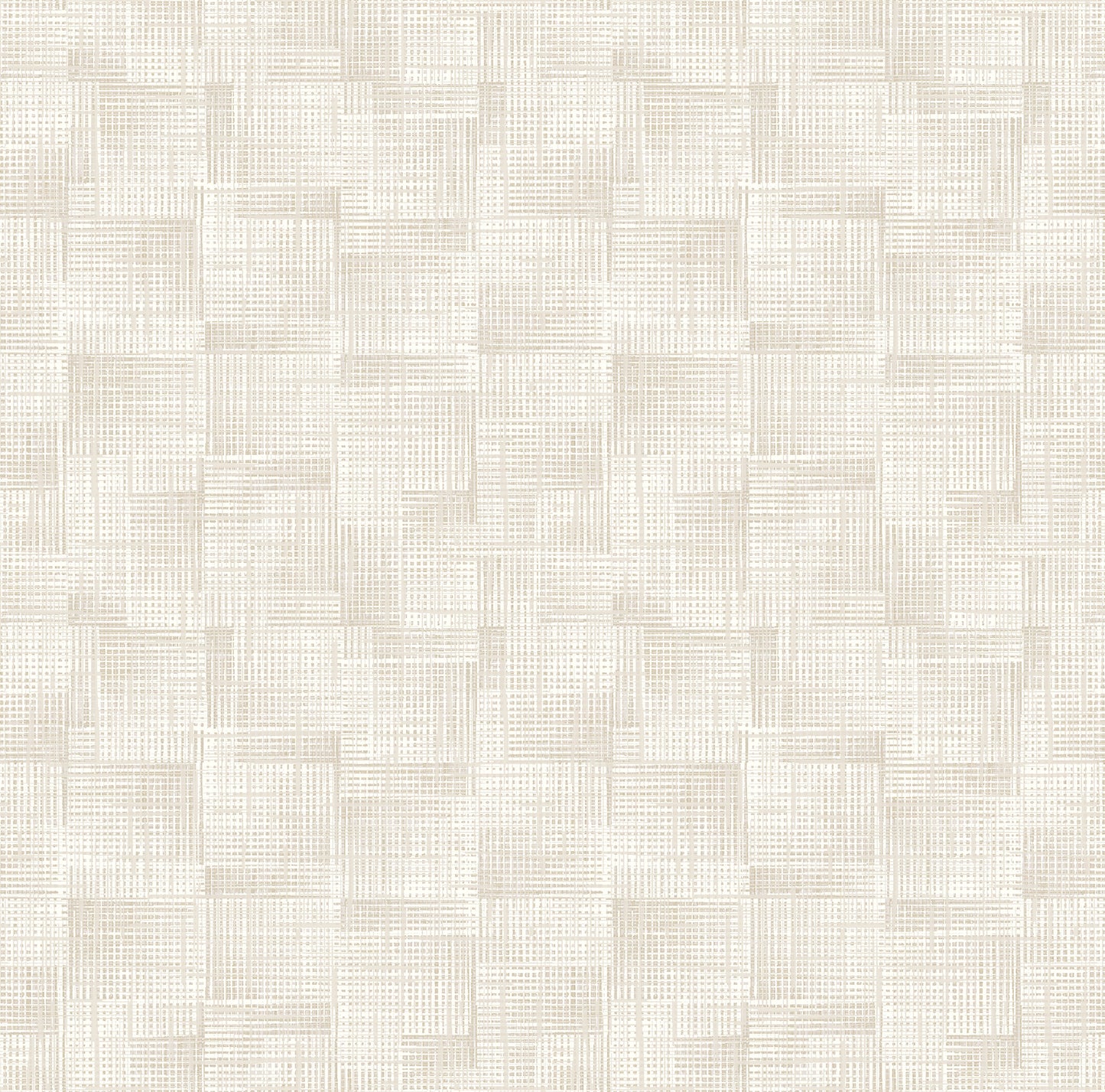 A-Street Prints Ting Cream Lattice Wallpaper, 27-in by 27-ft