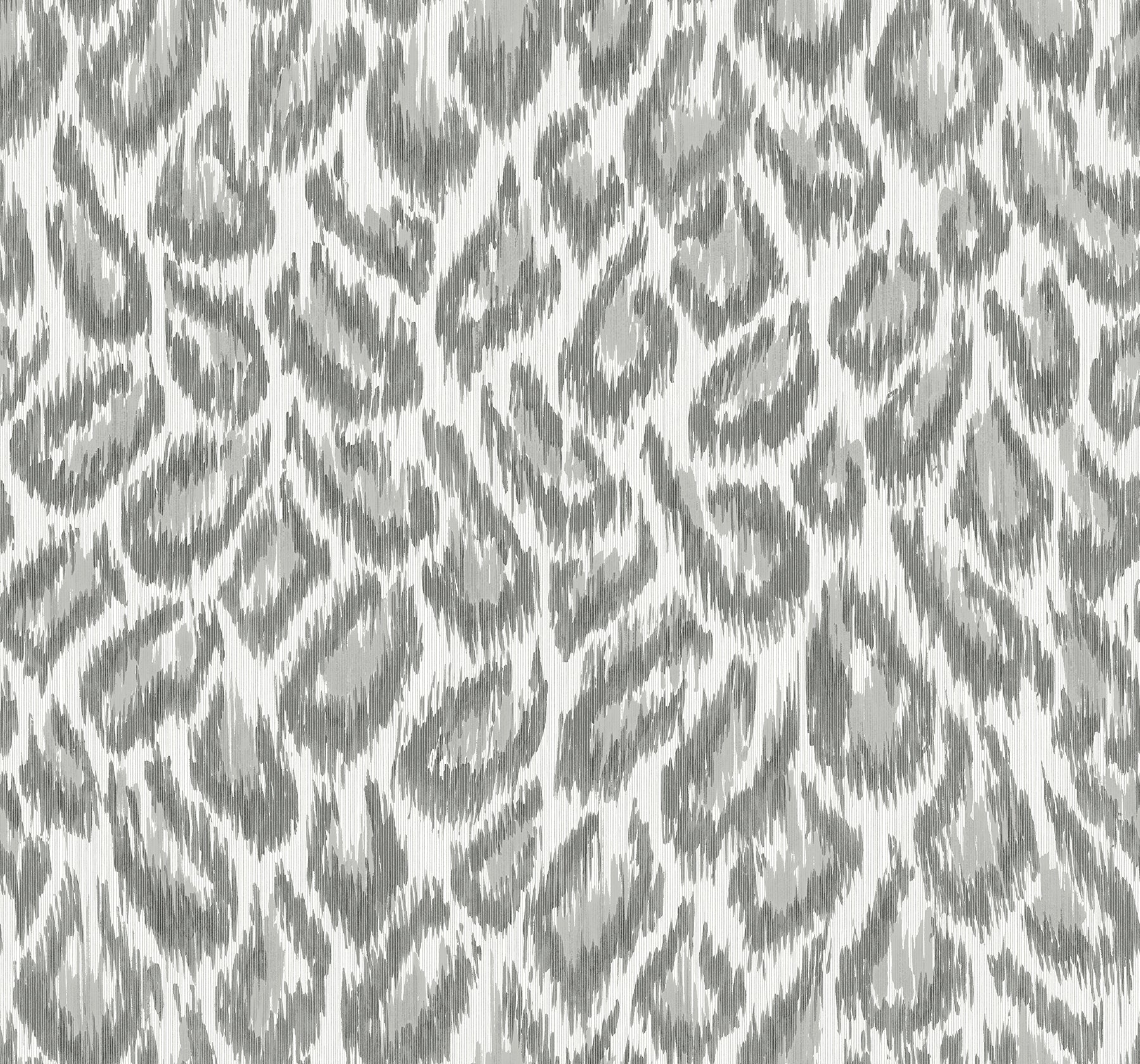 A-Street Prints Electra Grey Leopard Spot String Wallpaper, 27-in by 27-ft