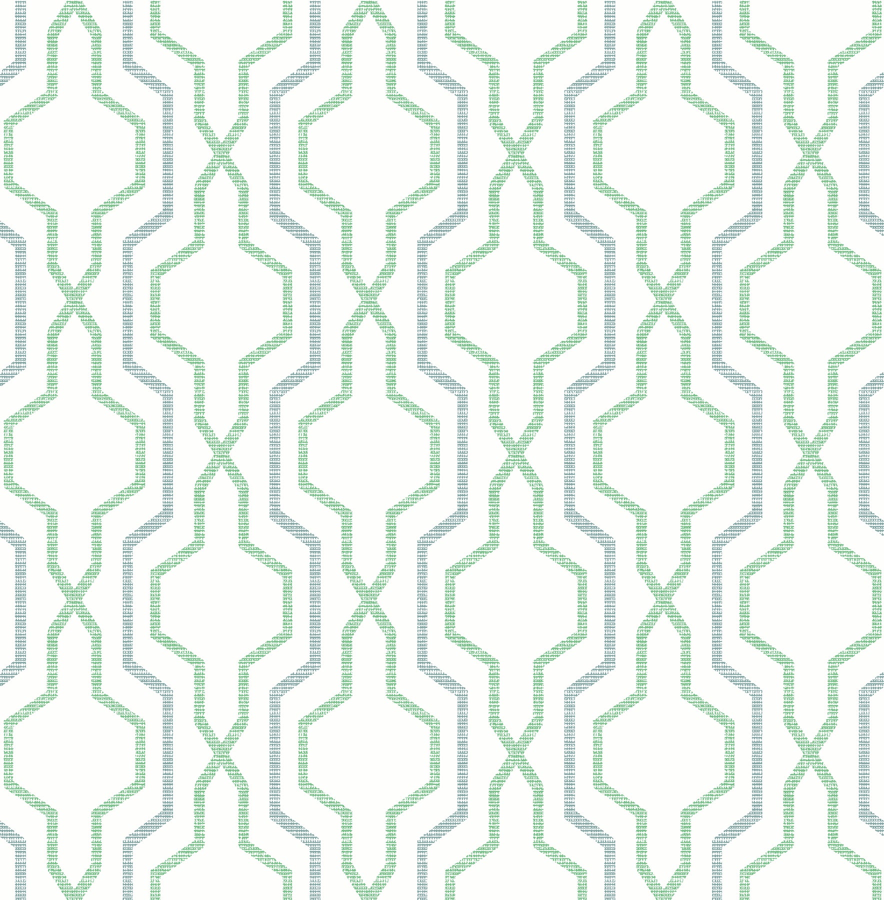 A-Street Prints Rion Green Trellis Wallpaper, 20.5-in by 33-ft