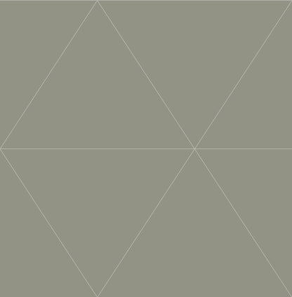 A-Street Prints Twilight Silver Geometric Wallpaper, 20.5-in by 33-ft