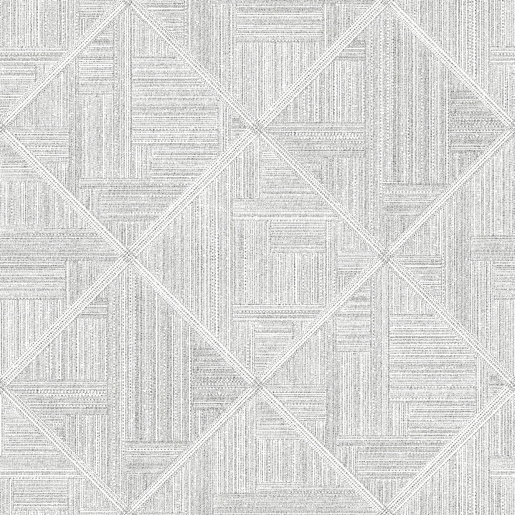 A-Street Prints Cade Grey Geometric Wallpaper, 20.5-in by 33-ft