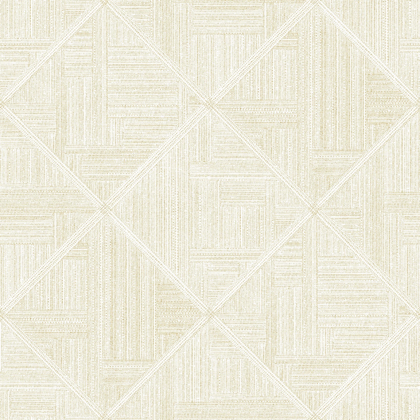 A-Street Prints Cade Yellow Geometric Wallpaper, 20.5-in by 33-ft