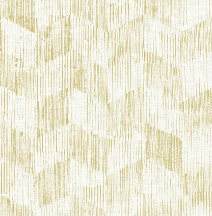 A-Street Prints Demi Yellow Distressed Wallpaper, 20.5-in by 33-ft