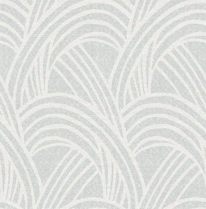 A-Street Prints Farrah Grey Geometric Wallpaper, 20.5-in by 33-ft