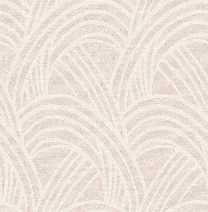 A-Street Prints Farrah Blush Geometric Wallpaper, 20.5-in by 33-ft