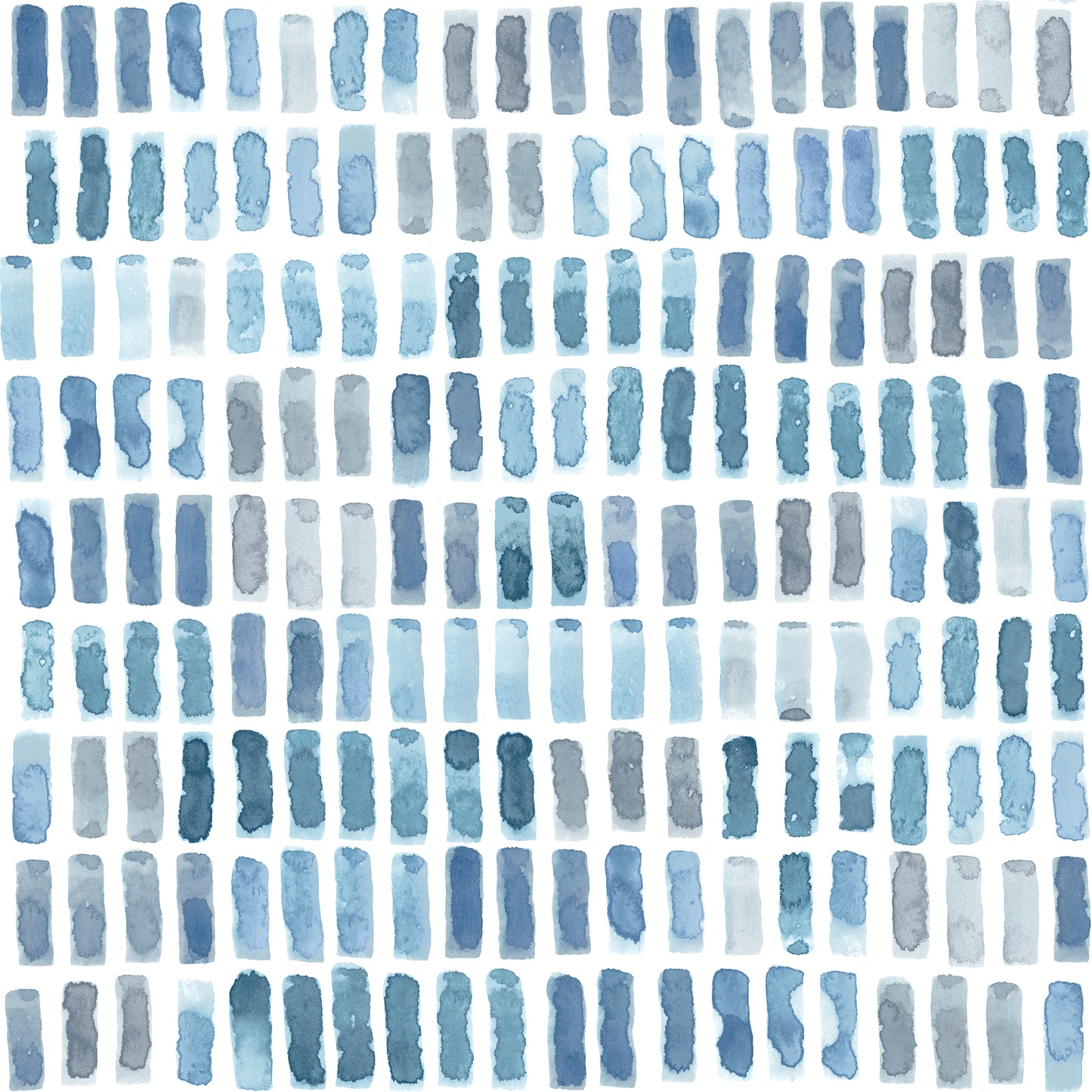 A-Street Prints Brynne Indigo Watercolor Wallpaper, 20.5-in by 33-ft