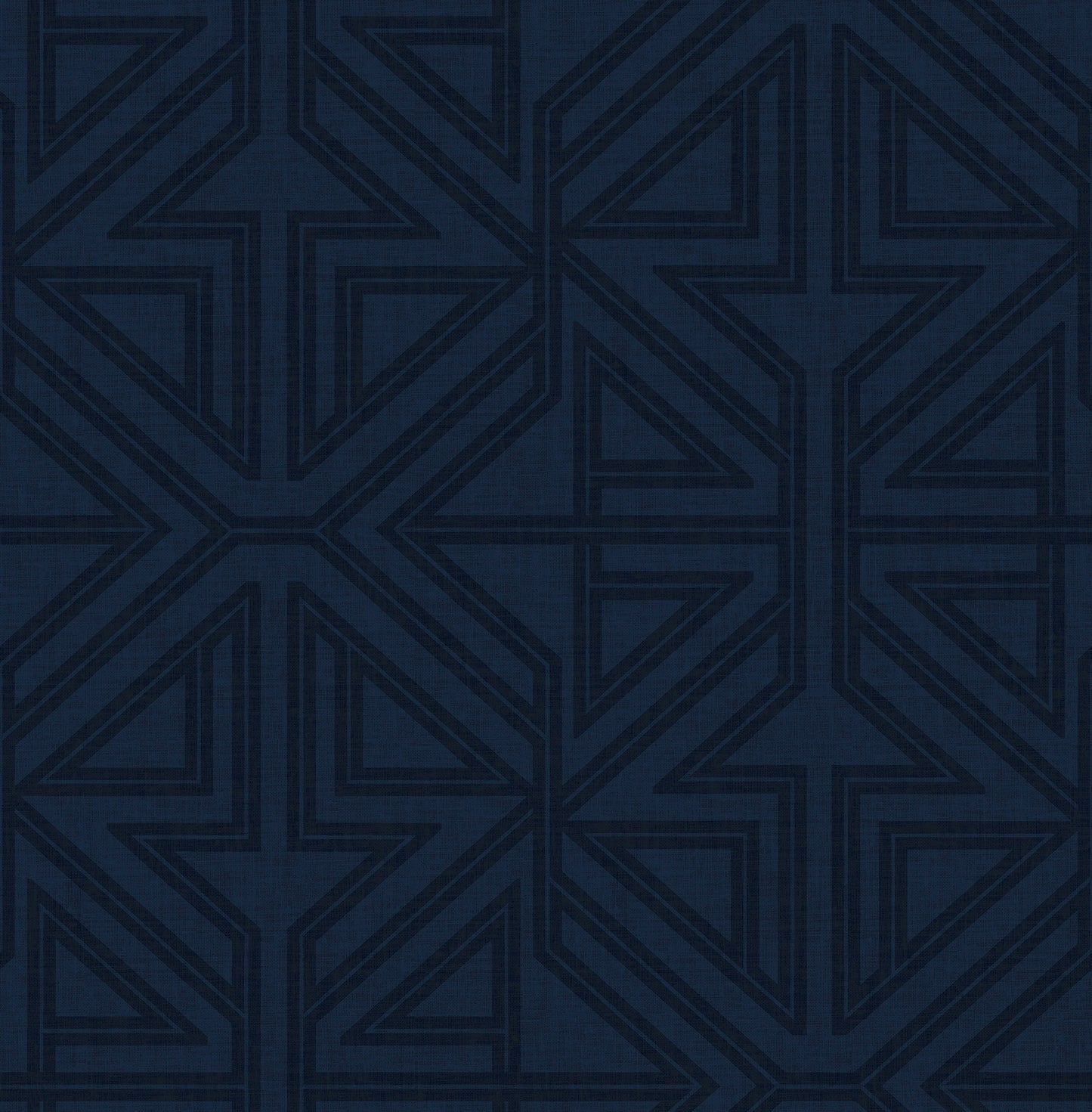 A-Street Prints Kachel Indigo Geometric Wallpaper, 20.5-in by 33-ft