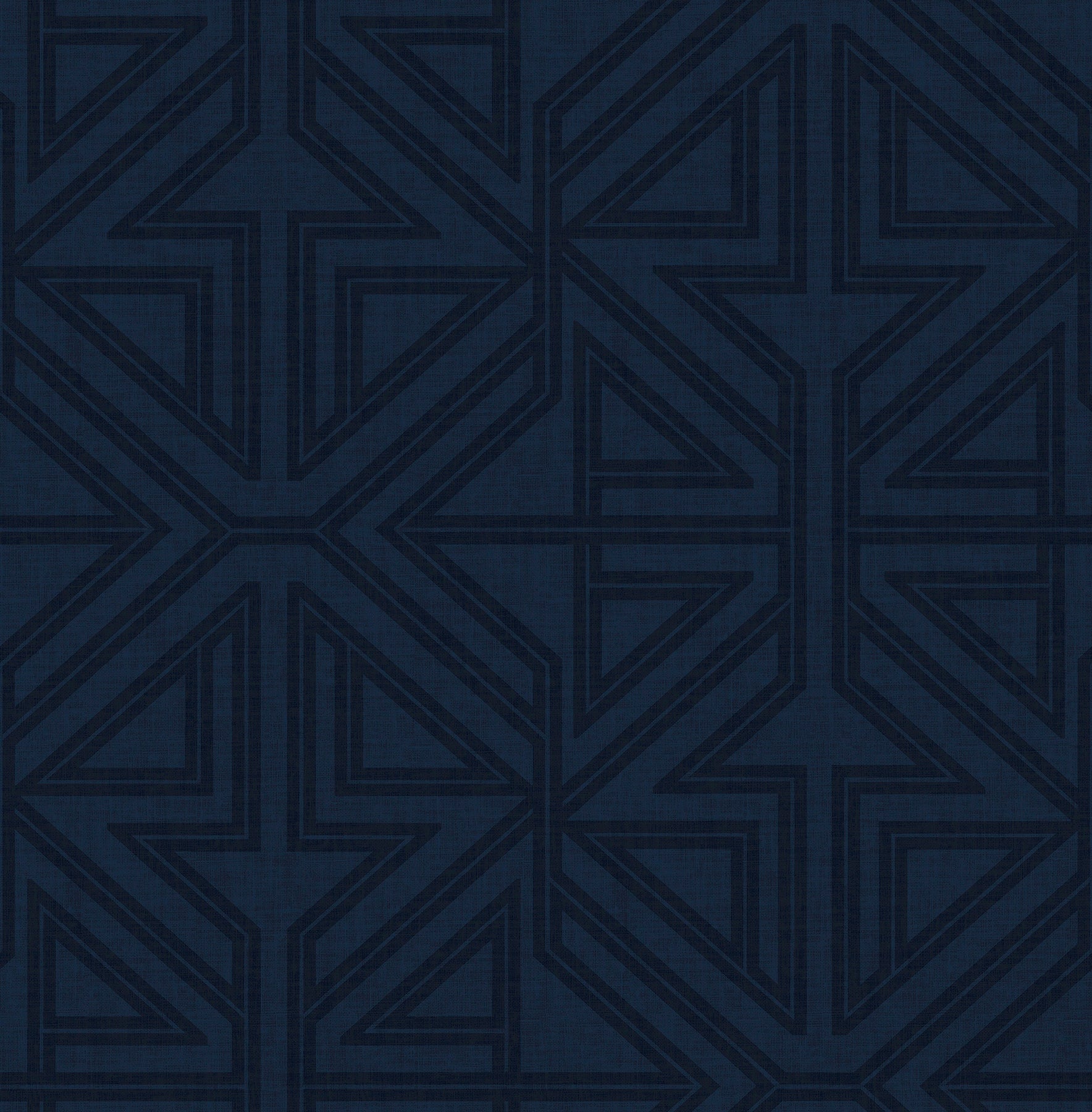 A-Street Prints Kachel Indigo Geometric Wallpaper, 20.5-in by 33-ft