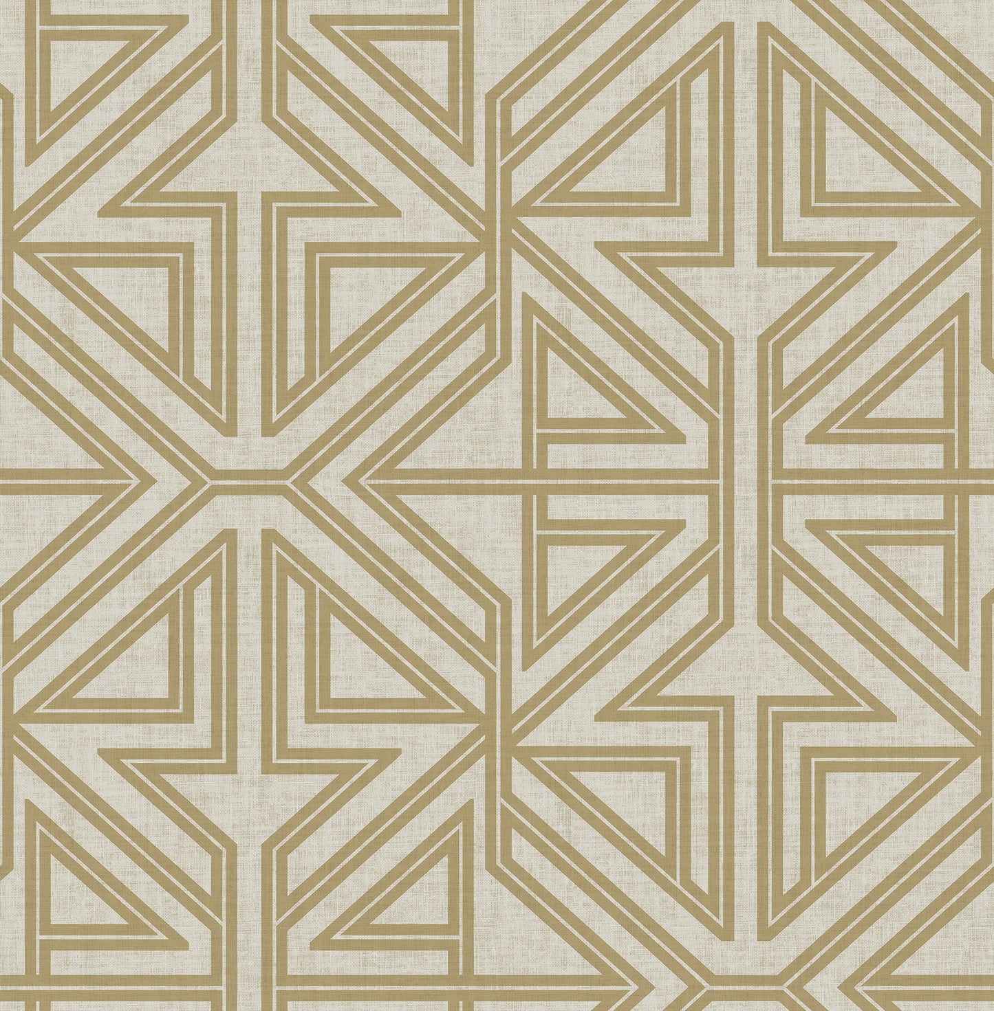 A-Street Prints Kachel Gold Geometric Wallpaper, 20.5-in by 33-ft