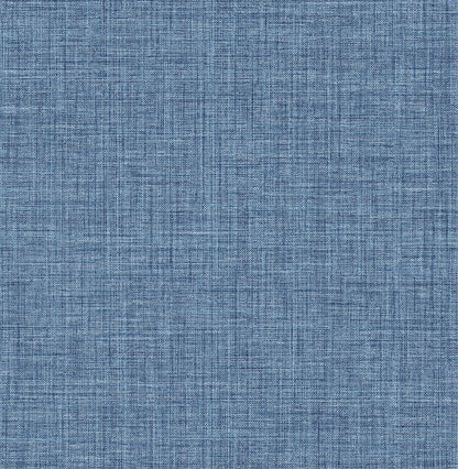 A-Street Prints Lanister Blue Texture Wallpaper, 20.5-in by 33-ft