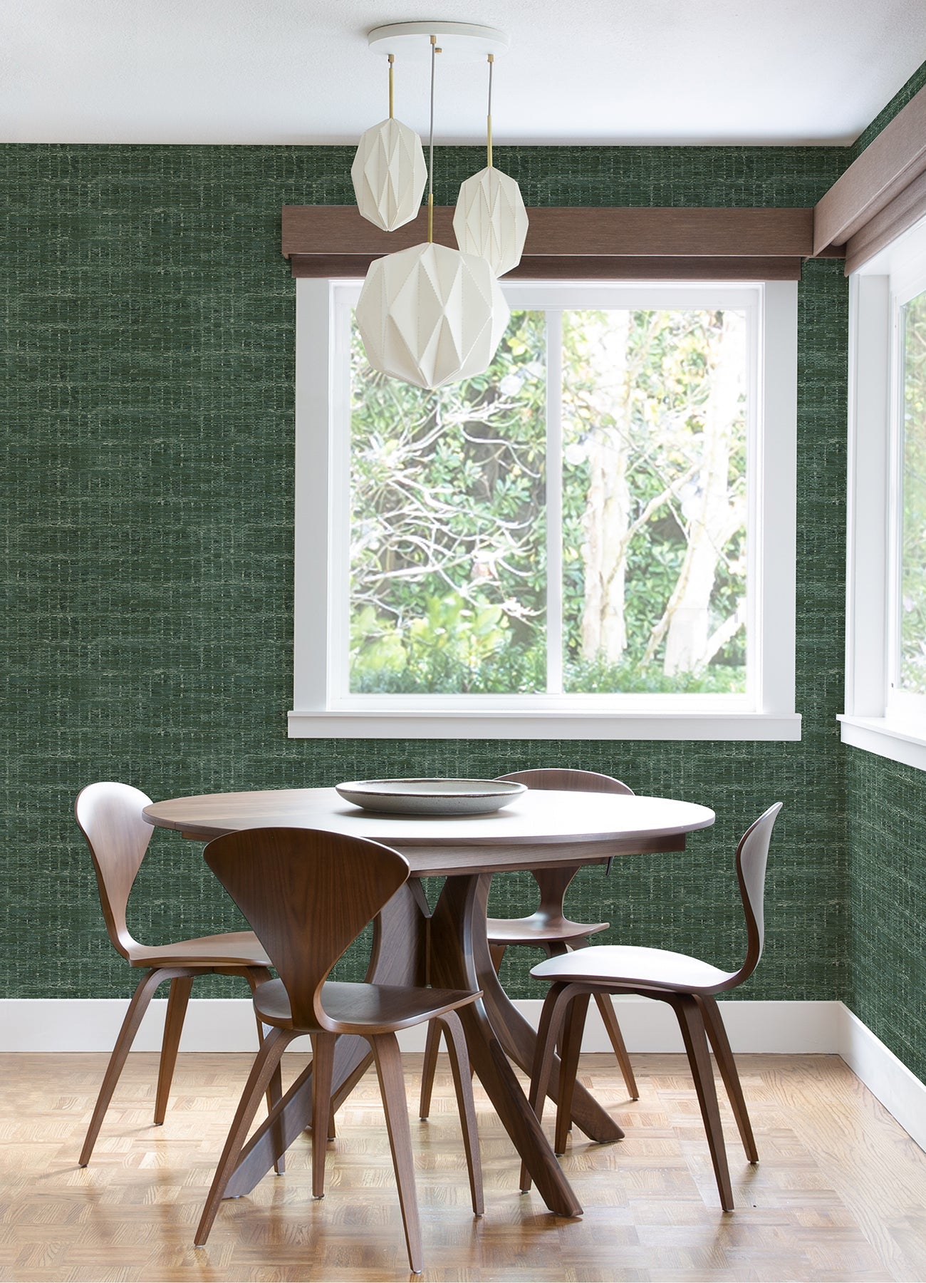 A-Street Prints Samos Green Green Texture Wallpaper, 20.5-in by 33-ft