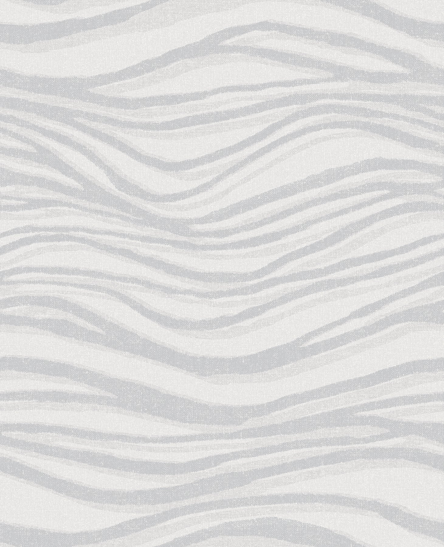 A-Street Prints Chorus Silver Wave Wallpaper, 20.5-in by 33-ft