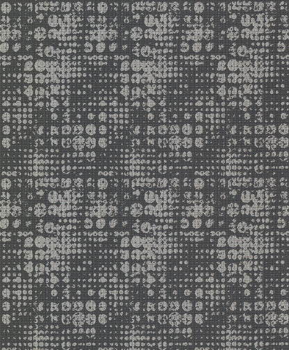 A-Street Prints Celeste Silver Circle Grid Wallpaper, 20.9-in by 33-ft